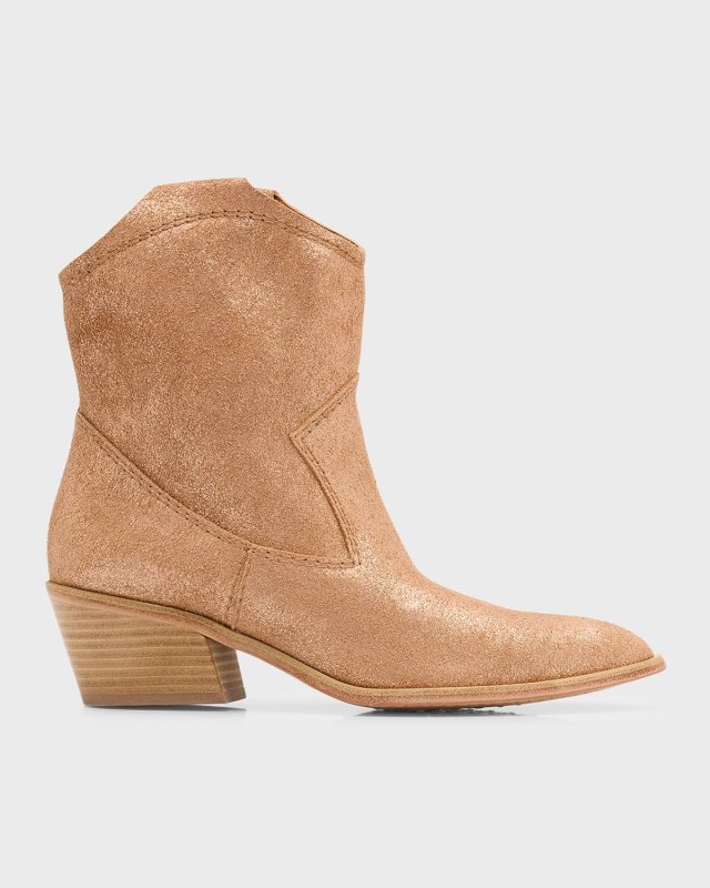 Arkansas Metallic Short Western Boots